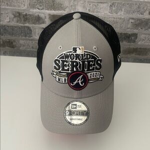 Atlanta Braves New Era 9Forty Official 2021 MLB World Series On-Field Cap
